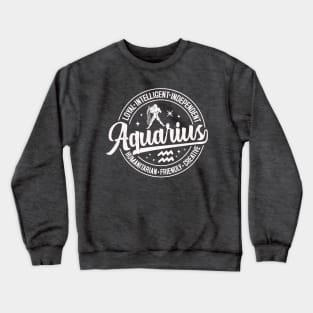 Aquarius horoscope | zodiac sign; star sign; air sign; Aquarian; horoscope; horoscope sign; Aquarius man; Aquarius woman; Aquarius gift; zodiac sign gift; star sign gift; Crewneck Sweatshirt